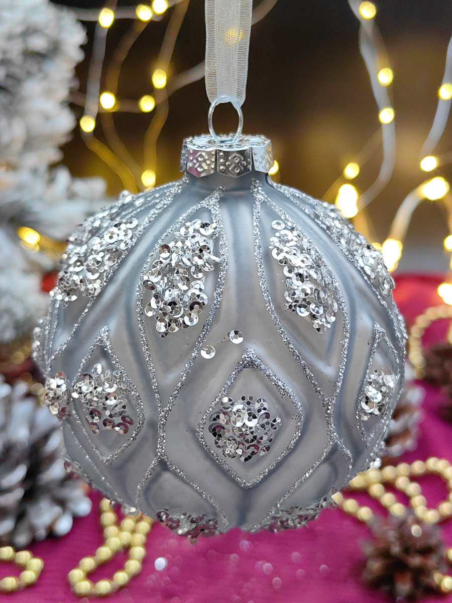 Шар туманный 10 см, стекло Merry Green MG24203 Шар туманный 10 см, стекло Merry Green MG24203