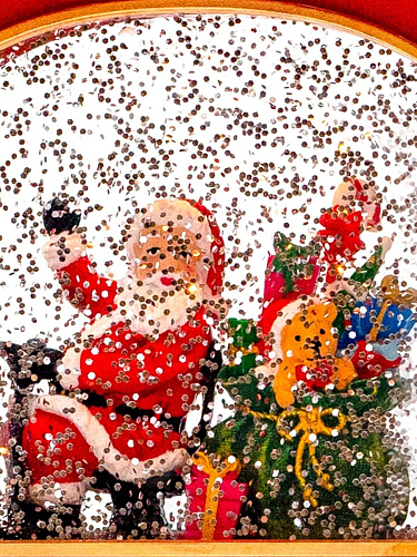 													Новогодний фонарик музыкальный Поезд Деда Мороза 20х48 см Р-5171/CMR2121 фото 3