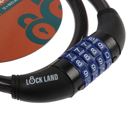 Замок кодовый LOCKLAND castle, 12x800мм, черный, 3299297 фото 2 Замок кодовый LOCKLAND castle, 12x800мм, черный, 3299297 фото 2