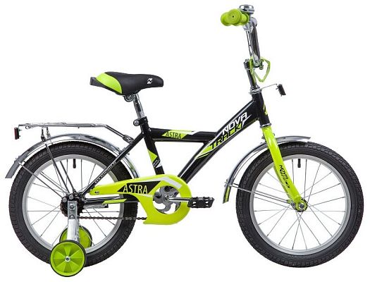 Велосипед детский Novatrack ASTRA 14" 9" 1 ск. черный 143ASTRA.BK20 