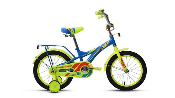 Велосипед городской FORWARD Crocky 16 boy 16"  1 ск. синий глянцевый FORWARD Crocky 16 boy  синий гл