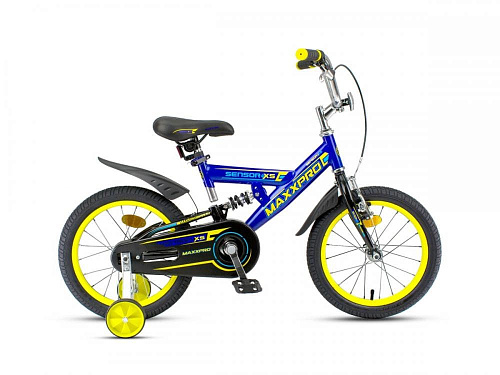 													Велосипед детский MAXXPRO SENSOR XS 16"  сине-желтый Y1610-1 2020 фото 2