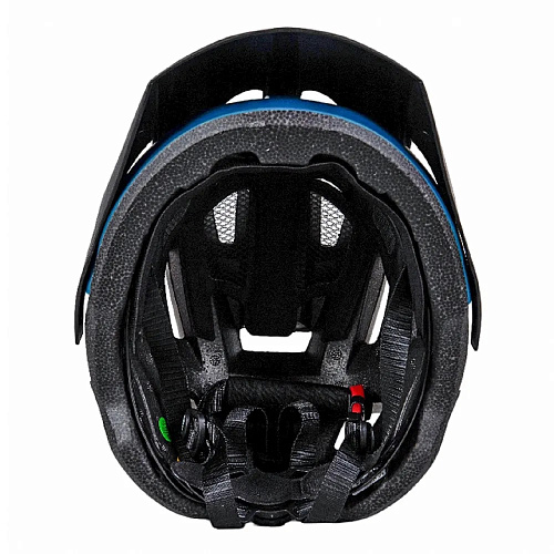 													Шлем с фонарем STG TS-39 M (54-58) см черно-синий Х112431 фото 7