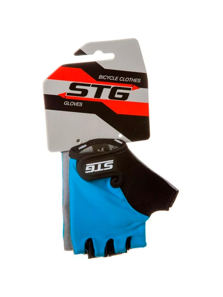 Велоперчатки STG 819 L черный, голубой Х87905-Л фото 3 Велоперчатки STG 819 L черный, голубой Х87905-Л фото 3