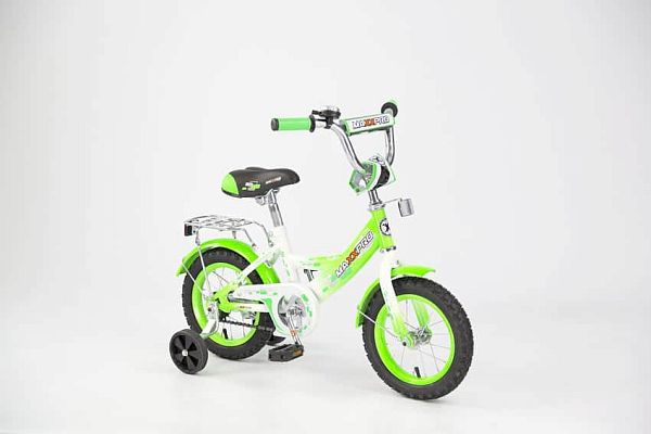 Велосипед детский MAXXPRO MAXXPRO-N20-1 12"  бело-зеленый Z12201 
