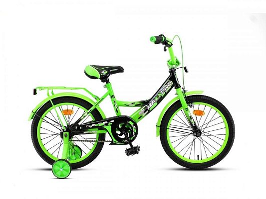 Велосипед детский  MAXXPRO MAXXPRO-N20-1 18" 10,5" салатово-черный MAXXPRO-18-2 