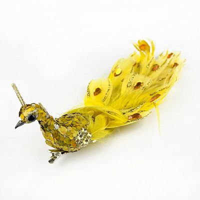 Птица 23 см золотой 1 шт RS1D1182 GOLD