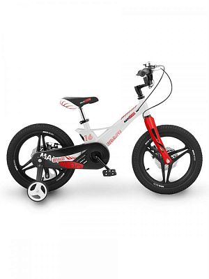 Велосипед детский Maxiscoo Space Делюкс 16"   ск. белый матовый  