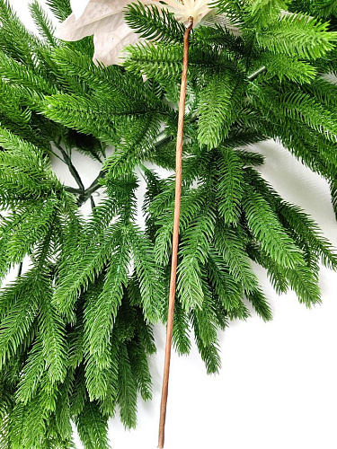 													Цветок пудровый d 22 см 99222201powder фото 5