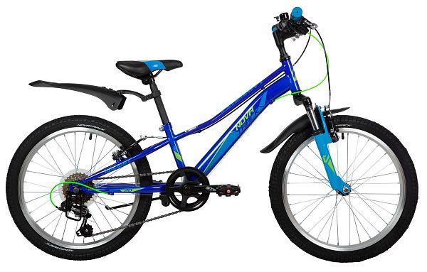 Велосипед горный Novatrack VALIANT 20" 10" 6 ск. синий 20SH6V.VALIANT.BL22 2022