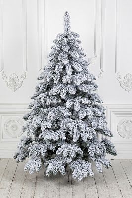 Ель "Сибирская Люкс заснеженная" ветки вниз