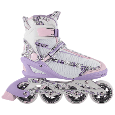 Роликовые коньки Tech Team Lady Fit, 37 White - Violet - Pink, , 00008301