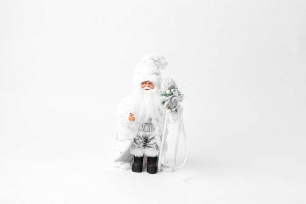 Дед Мороз  30 см белый 98179917