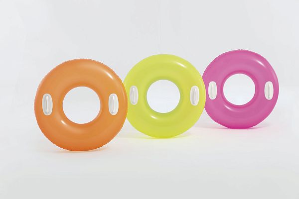 Круг с ручками INTEX "Hi-Gloss Tubes" 76 см от 8+  59258