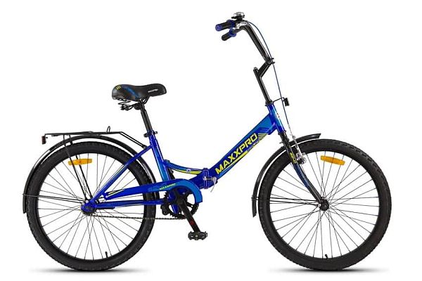 Велосипед городской складной MAXXPRO S240 24"  1 ск. синий Y116-H360009 