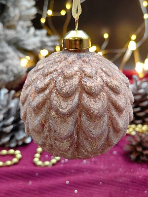 Шар млечный путь 8 см, стекло Merry Green MG24170