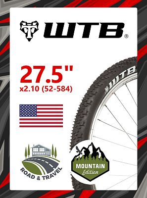 Велопокрышка WTB 27.5"х2.10 (52-584) Nano Comp tire W110-0747  черный Х95455