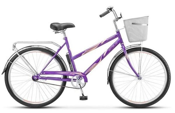 Велосипед городской дорожный STELS Navigator 210 Lady 26" 19" 1 ск. фиалковый LU073655 