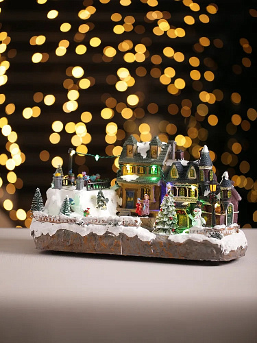 Новогодняя композиция 37х17х19 см MG0627-08 фото 3 Новогодняя композиция 37х17х19 см MG0627-08 фото 3