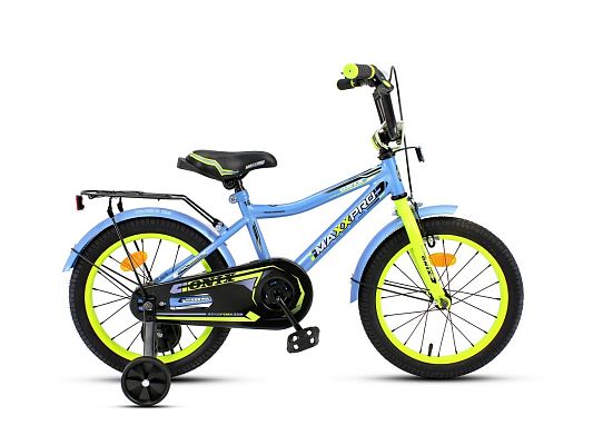 Велосипед детский  MAXXPRO ONIX 12"  голубой-салатовый ONIX-M12-4 (2020) 2020