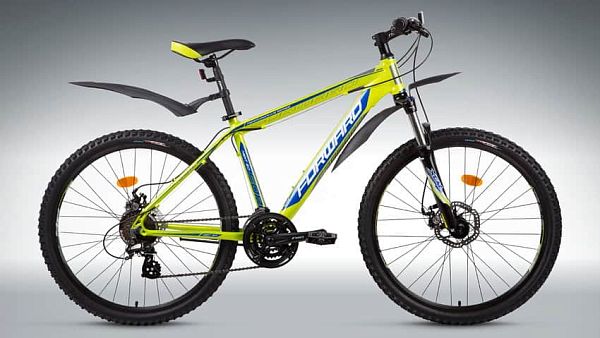 Велосипед горный FORWARD Next 2.0 disc (2015) 26" 17" 21 ск. зеленый глянцевый FORWARD Next 2.0 disc