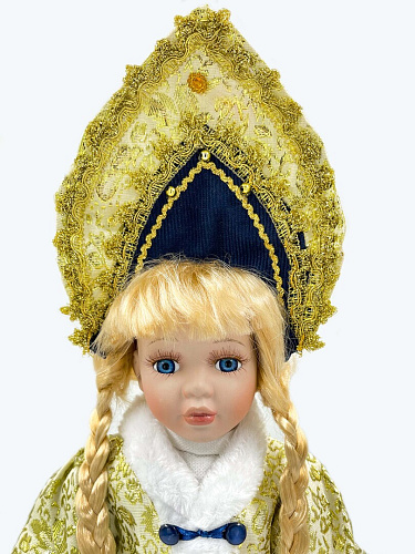 													Снегурочка  45 см синий, золотой YD18008 фото 6