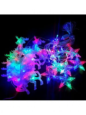   м, цветной (RGB) 12 шт., , провод , К130-811