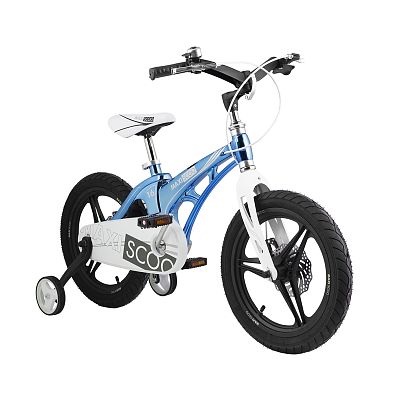 Велосипед детский Maxiscoo Cosmic Делюкс 16" XS 1 ск. голубой перламутр MSC-C1603DP 
