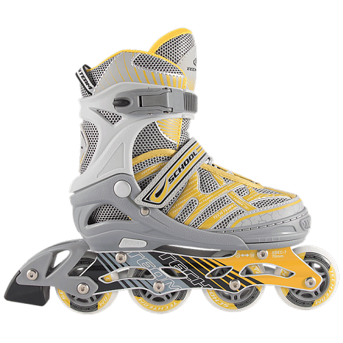 													Роликовые коньки Tech Team School, 31-34 Gray - Yellow, , 00008303
