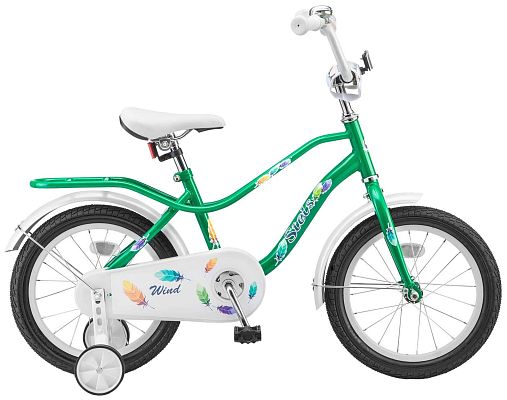 Велосипед детский  STELS WIND 14" XS темно-зеленый LU072356 