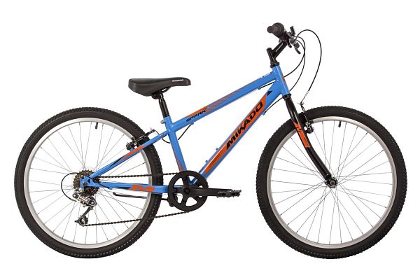 Велосипед горный MIKADO Spark JR 24" 12" 6 ск. синий 24SHV.SPARKJR.12BL2 2022