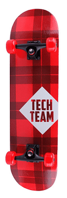 Скейтборд Tech Team BAD BOY красный 113045r