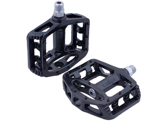 Педали Wellgo MG-1, 100x92x26 мм, магний, 9/16", пром. подшипник, черный X70251