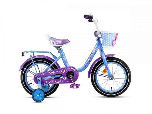 Велосипед детский  MAXXPRO SOFIA 14"  Бирюзово-сиреневый SOFIA-14-3 