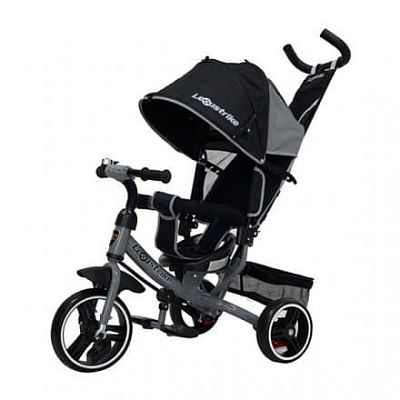 Детский трехколесный велосипед с ручкой LEXUS Trike 950-108EVA-SL-GREY-22 серый (447)
