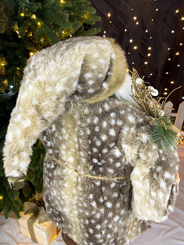 													Дед Мороз  90 см коричневый S1054-36 фото 6
