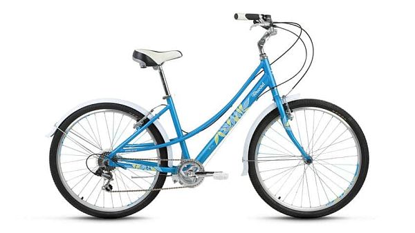 Велосипед городской FORWARD женский Azure 26 1.0 26" 17" 7 ск. синий матовый FORWARD Azure 26 1.0 17