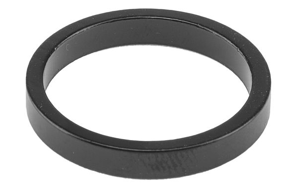 Проставочное кольцо рулевой колонки (Спейсер) 1 1/8" х 5 мм, алюминий черный
