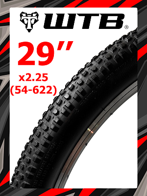 Велопокрышка WTB 29"x2.25 (54-622) Nine Line  черный 1TRR29000200