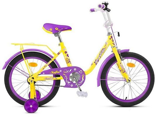 Велосипед детский MAXXPRO SOFIA 12"  желто-фиолетовый SOFIA-12-4 (19) 