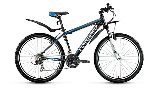 													Велосипед горный FORWARD Next 1.0 26" 17" 21 ск. черный глянцевый FORWARD Next 1.0 17" черный глянце