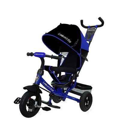 Детский трехколесный велосипед с ручкой LEXUS Trike 950-N1210AL-BLUE-22 синий (430)
