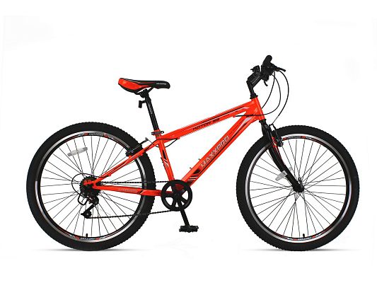Велосипед горный MAXXPRO KATAR 26" 14" 6 ск. оранжево-белый N2600-5 2021