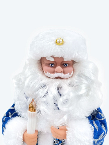 													Дед Мороз  40 см синий HS1201-16BB фото 2