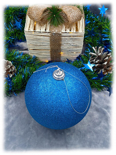 													Шар 15 см 1 шт синий 150GP01-01B