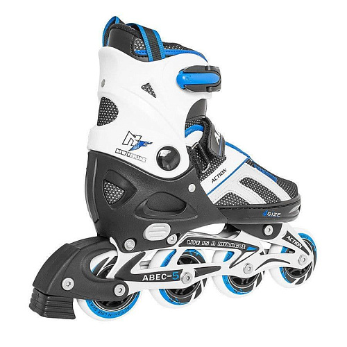 													Роликовые коньки Action PW-126b-10, 40-43 Black - Silver, , 00003045