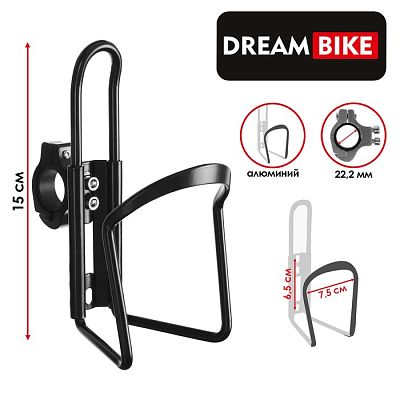 Флягодержатель Dream Bike T-18 алюминий черный 7258205