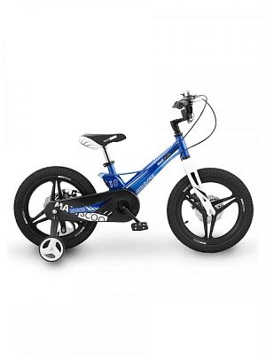 Велосипед детский  Maxiscoo Space Делюкс 18" 10,5" голубой перламутр  
