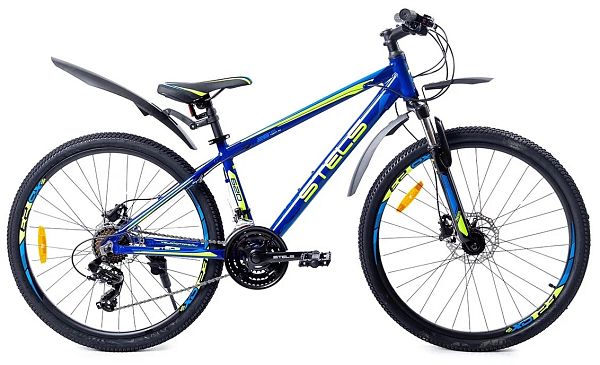 Велосипед горный STELS Navigator 620 D 26" 14" 21 ск. темно-синий LU084780 2020