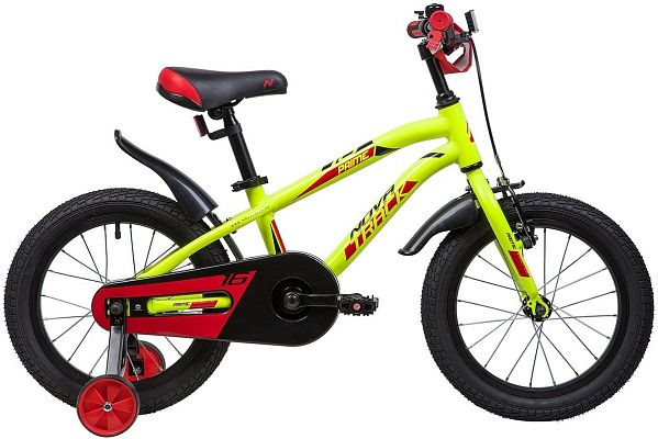Велосипед детский  Novatrack PRIME 16" 9,5" салатовый 167APRIME.GN9 2019